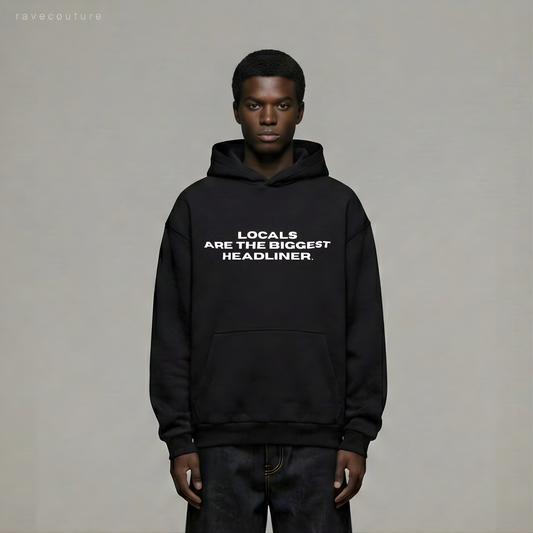 Support Locals Oversize Hoodie